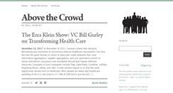 Desktop Screenshot of abovethecrowd.com