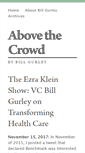 Mobile Screenshot of abovethecrowd.com